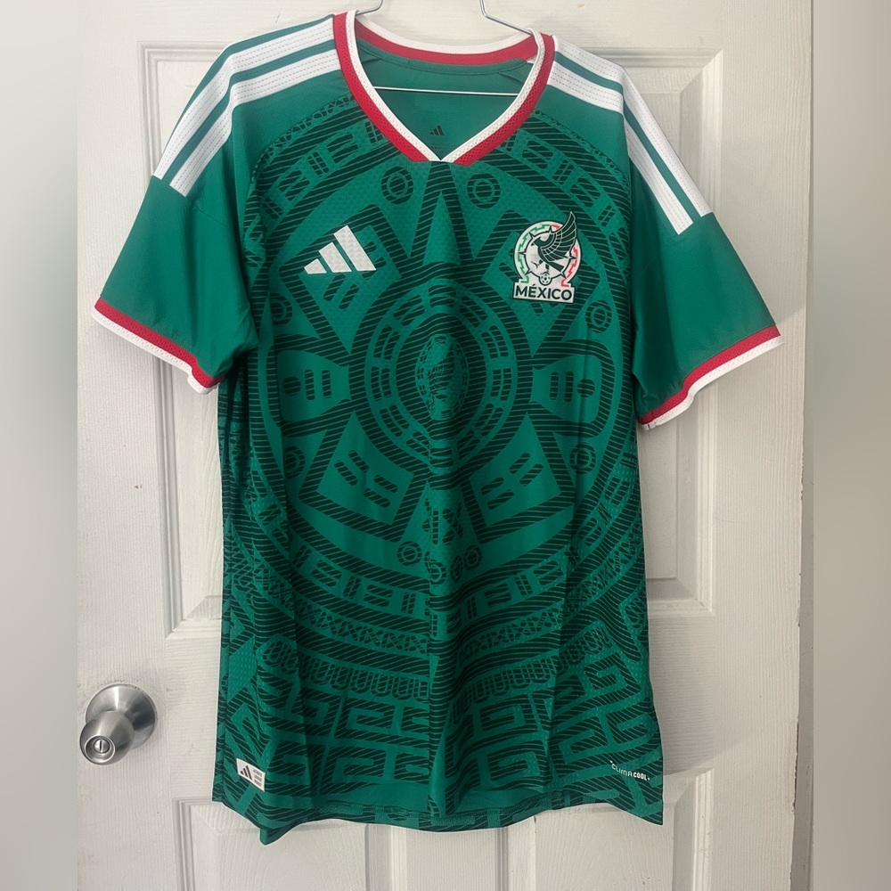 Adidas Mexico National Team Soccer Jersey Aztec Design Men’s XL Slim Fit NWT
